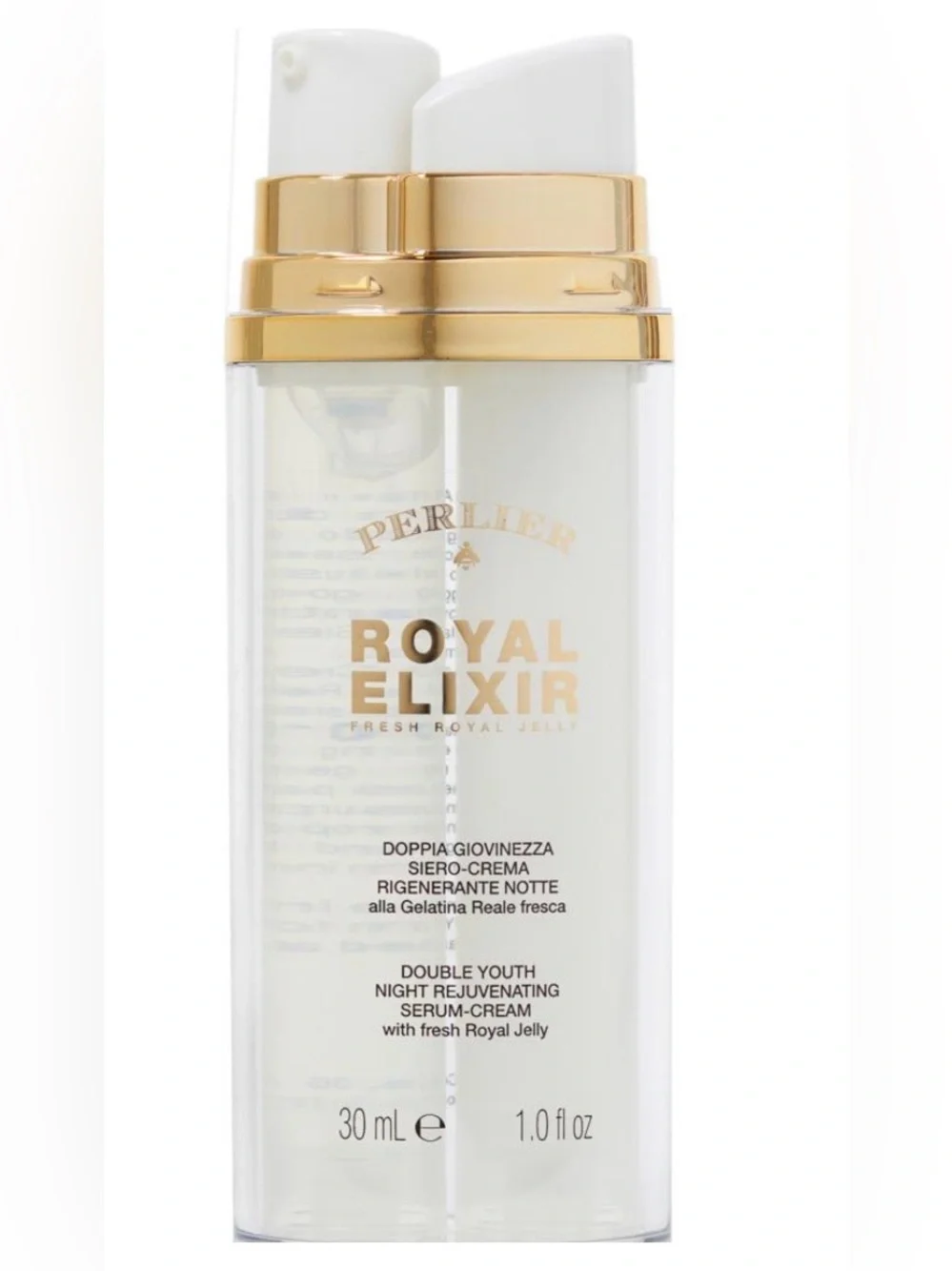 Royal Elixir Double Youth Night Rejuvenating Serum-Cream - White Sealed New